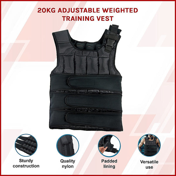 20Kg Weighted Training Vest Weighted Vests