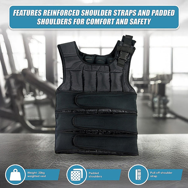 20Kg Weighted Training Vest Weighted Vests