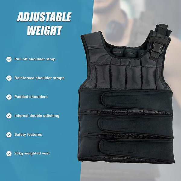 20Kg Weighted Training Vest Weighted Vests
