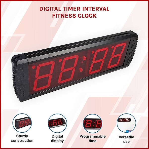 Digital Timer Interval Fitness Clock Stopwatches