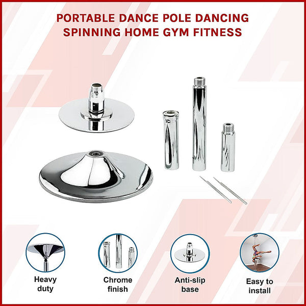 Dance Pole Dancing Spinning Home Gym Fitness Home Gyms