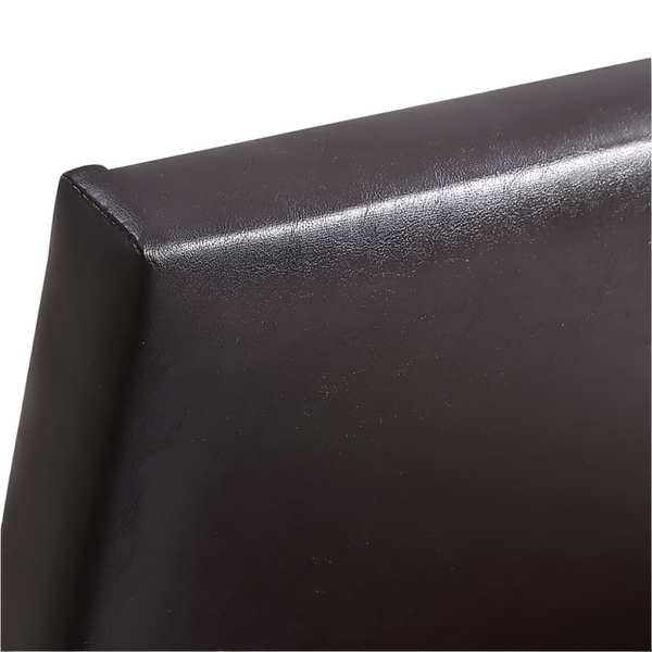 Palermo Single Pu Leather Bed Frame Brown Single Bed Frames