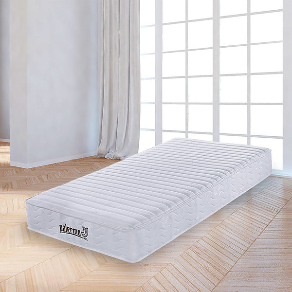 Palermo Contour 20Cm Encased Coil Single Mattress Certipur Us Foam Mattresses