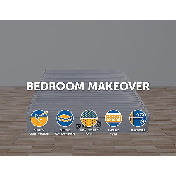 Palermo Contour 20Cm Encased Coil Double Mattress Certipur Us Foam Mattresses