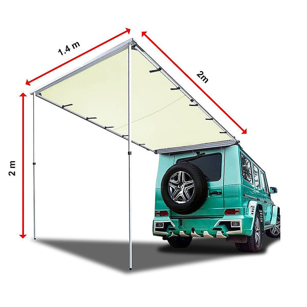 1.4M X 2M Car Side Awning Roof Awnings