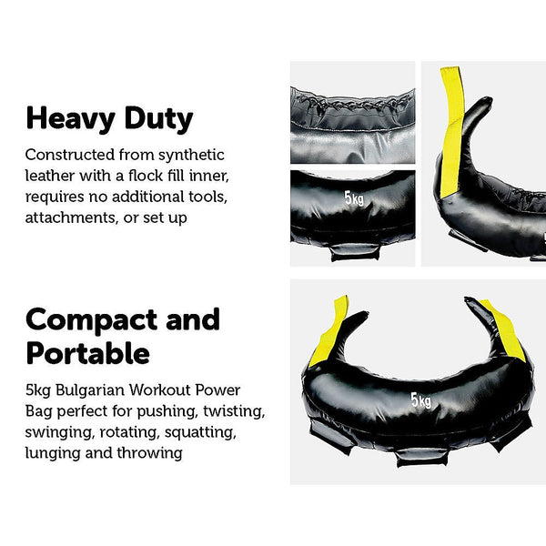 Randy & Travis Machinery 5Kg Bulgarian Workout Power Bag Other Strength Training