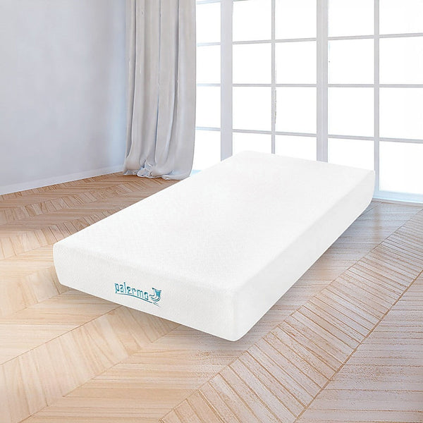 Palermo King Single 25Cm Gel Memory Foam Mattress Dual Layered Certipur Us Mattresses