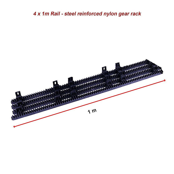Randy & Travis Machinery 1200Kg Auto Slide Sliding Gate Opener Automatic W 4M Rail Gate Openers