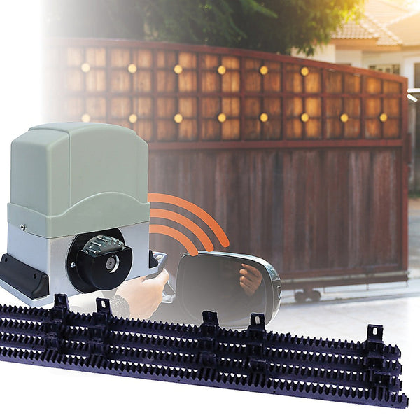 Randy & Travis Machinery 1800Kg Auto Slide Sliding Gate Opener Automatic W 4M Rail Gate Openers