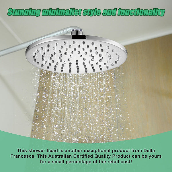 200Mm Shower Head Round Chrome Showerhead Shower Heads & Combos
