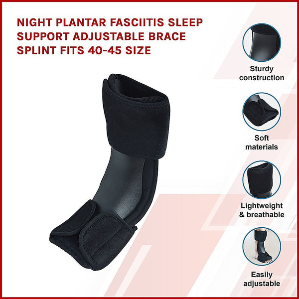 Randy & Travis Machinery Night Plantar Fasciitis Sleep Support Brace Splint Fits 40 45 Size Orthotics Braces & Sleeves