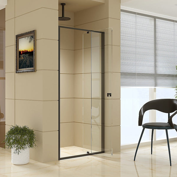 Della Francesca Semi Frameless Shower Screen (74~82) X 195Cm Australian Safety Glass Shower Doors