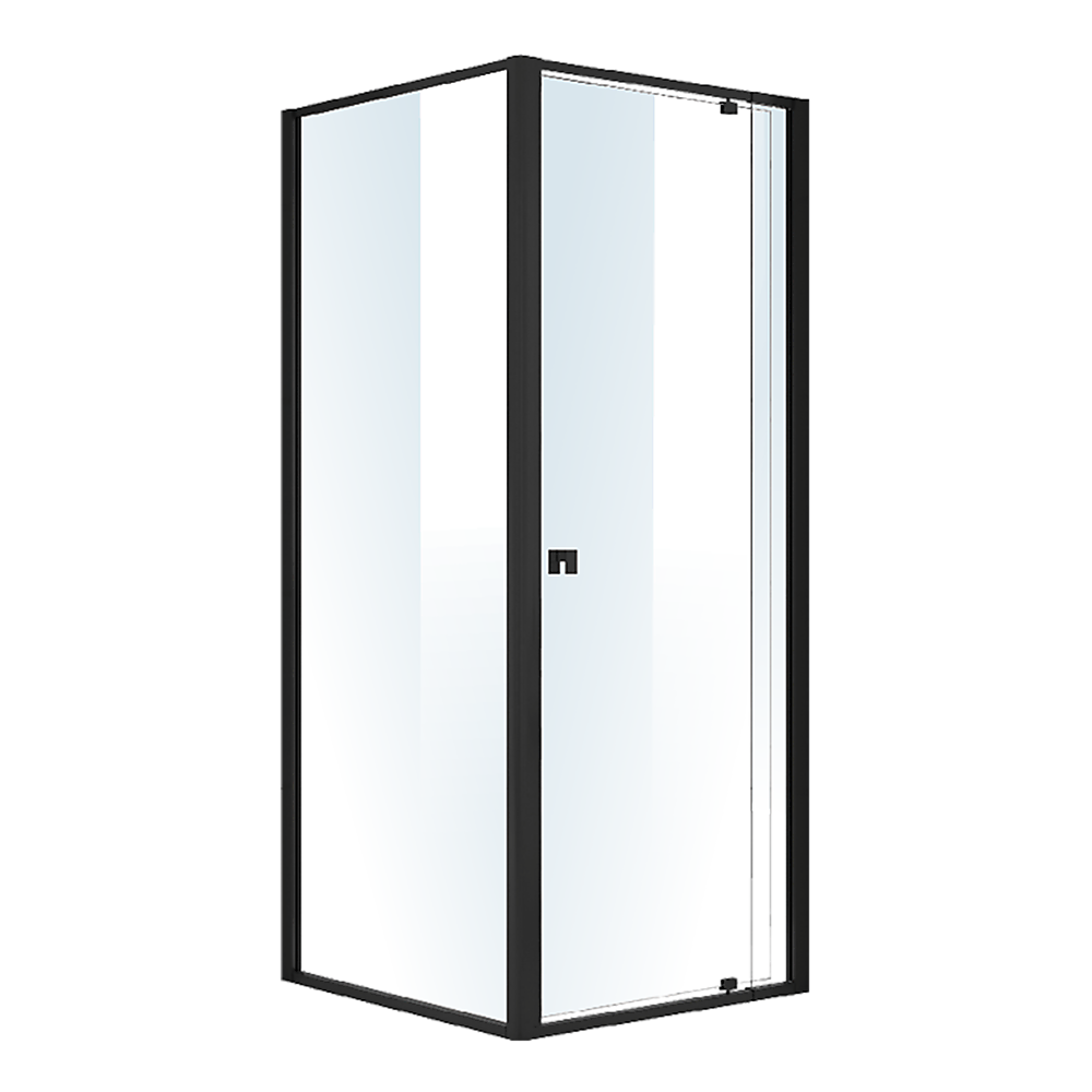 Della Francesca Semi Frameless Shower Screen (74~82)X 195Cm & (89~92)X Side As/Nzs Glass Shower Enclosures