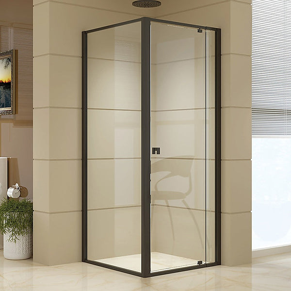 Della Francesca Semi Frameless Shower Screen (74~82)X 195Cm & (89~92)X Side As/Nzs Glass Shower Enclosures