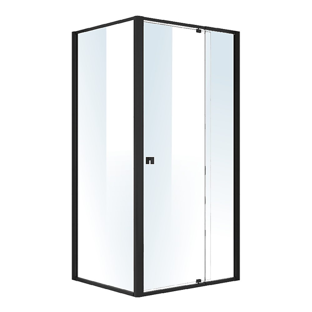 Della Francesca Semi Frameless Shower Screen (98~106)X 195Cm & (77~80)X Side As/Nzs Glass Shower Enclosures