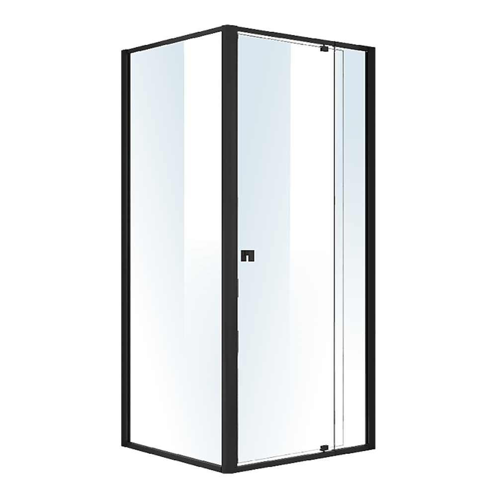 Della Francesca Semi Frameless Shower Screen (82~90)X 195Cm & (77~80)X Side As/Nzs Glass Shower Enclosures