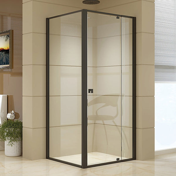 Della Francesca Semi Frameless Shower Screen (82~90)X 195Cm & (77~80)X Side As/Nzs Glass Shower Enclosures