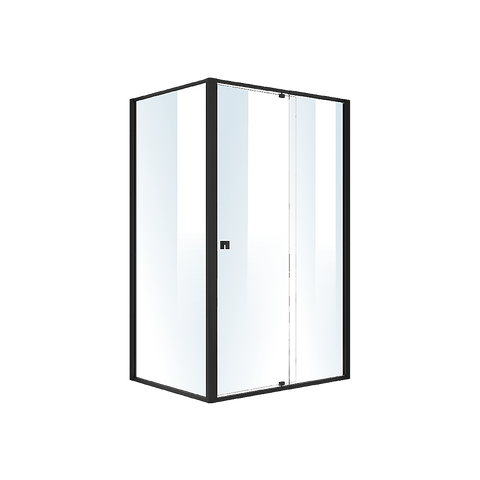 Della Francesca Semi Frameless Shower Screen (114~122)X 195Cm & (89~92)X Side As/Nzs Glass Shower Enclosures