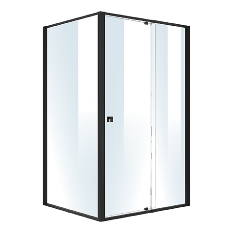 Della Francesca Semi Frameless Shower Screen (114~122)X 195Cm & (98~101)X195cm Side As/Nzs Glass Shower Enclosures