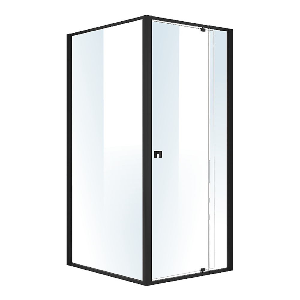 Della Francesca Semi Frameless Shower Screen (82~90)X 195Cm & (98~101)X Side As/Nzs Glass Shower Enclosures