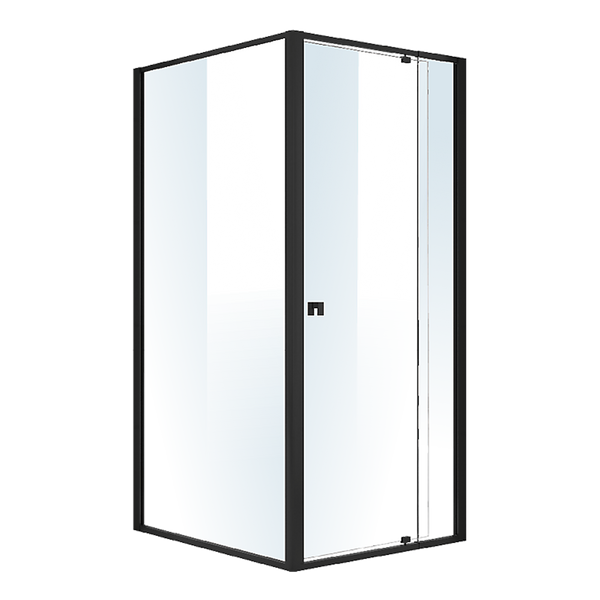 Della Francesca Semi Frameless Shower Screen (82~90)X 195Cm & (98~101)X Side As/Nzs Glass Shower Enclosures