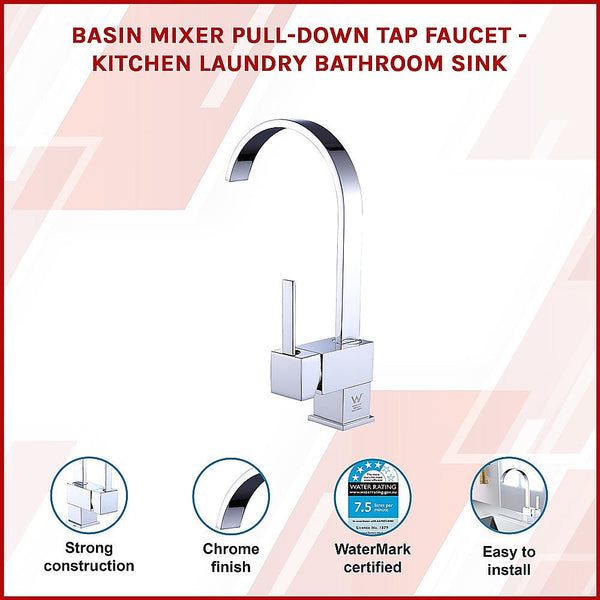 Della Francesca Basin Mixer Tap Faucet Kitchen Laundry Bathroom Sink Bathroom Sinks