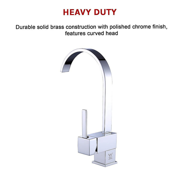 Della Francesca Basin Mixer Tap Faucet Kitchen Laundry Bathroom Sink Bathroom Sinks