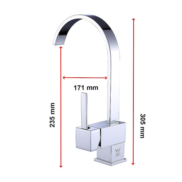 Della Francesca Basin Mixer Tap Faucet Kitchen Laundry Bathroom Sink Bathroom Sinks