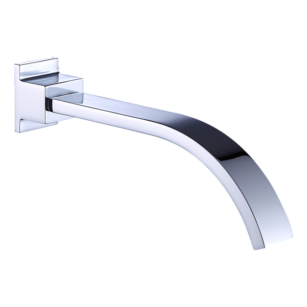 Della Francesca 180Mm Bath Spout Polished Chrome Finish Bath Taps