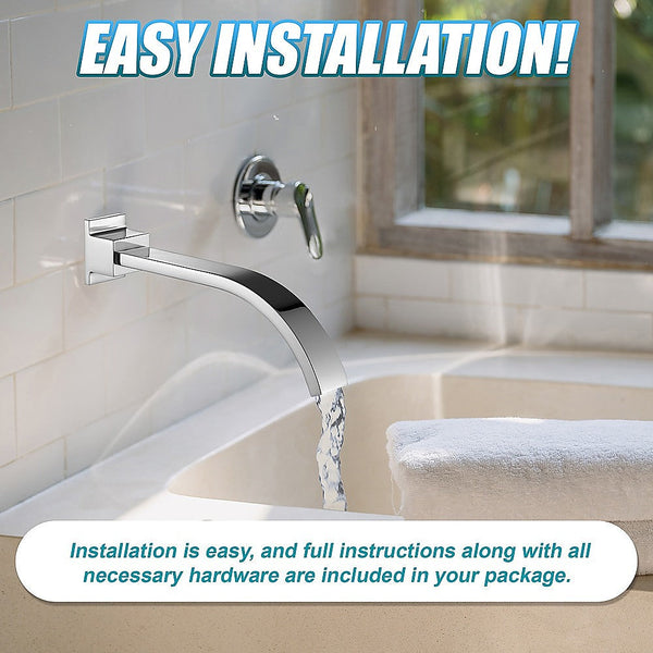 Della Francesca 180Mm Bath Spout Polished Chrome Finish Bath Taps