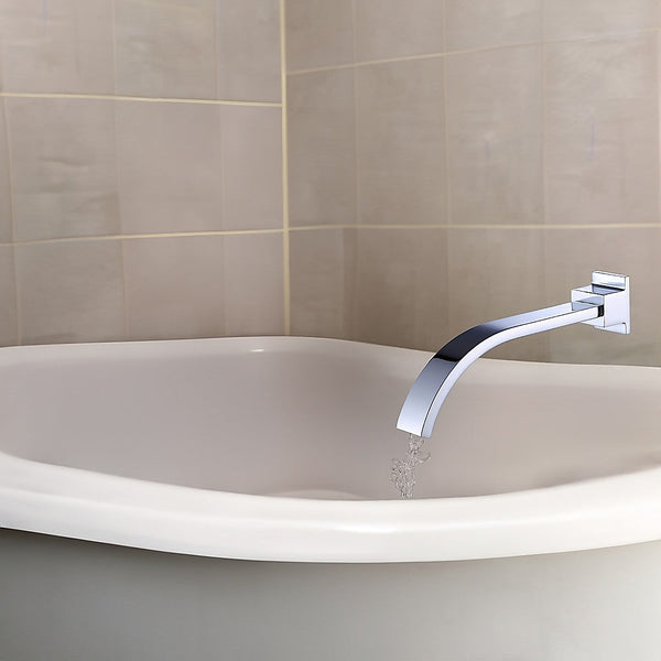 Della Francesca 180Mm Bath Spout Polished Chrome Finish Bath Taps