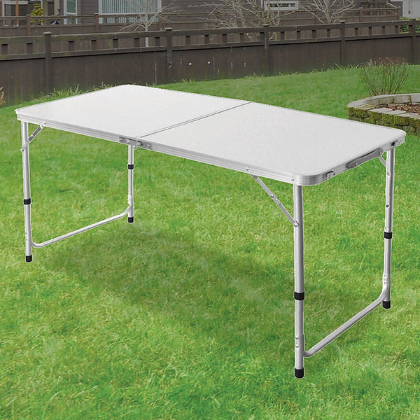 Randy & Travis Machinery Aluminium Folding Table 120Cm Portable Indoor Outdoor Picnic Party Camping Tables