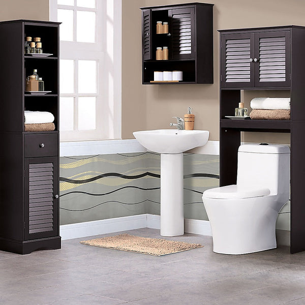 Randy & Travis Machinery Wallpaper Flocking Simple Curves Non Woven Paper Roll Wallpaper Rolls & Sheets