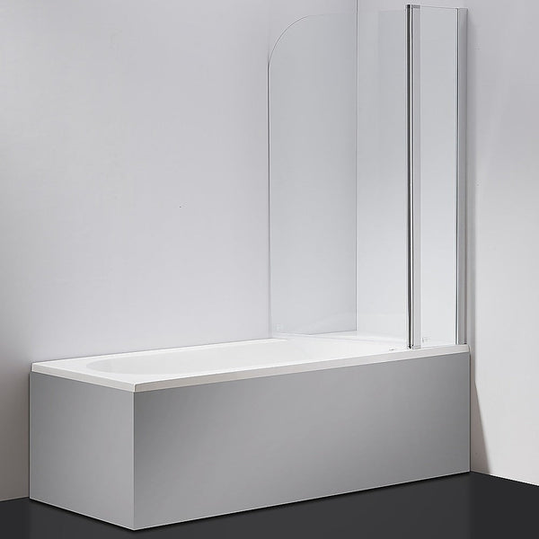 Della Francesca 180 Degree Pivot Door 6Mm Safety Glass Bath Shower Screen 1000X1400mm By Shower Doors