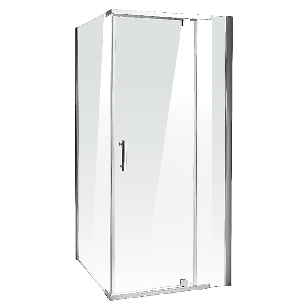 Della Francesca Shower Screen 900X900x1900mm Framed Safety Glass Pivot Door By Shower Enclosures