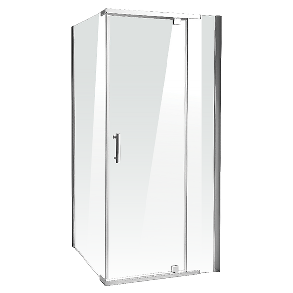 Della Francesca Shower Screen 900X900x1900mm Framed Safety Glass Pivot Door By Shower Enclosures