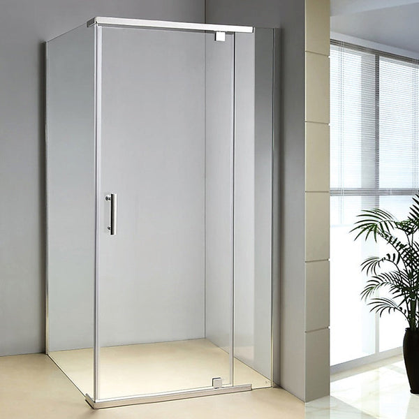 Della Francesca 1 Sets Of Shower Screen 1200X800x1900mm Framed Safety Glass Pivot Door By Shower Enclosures