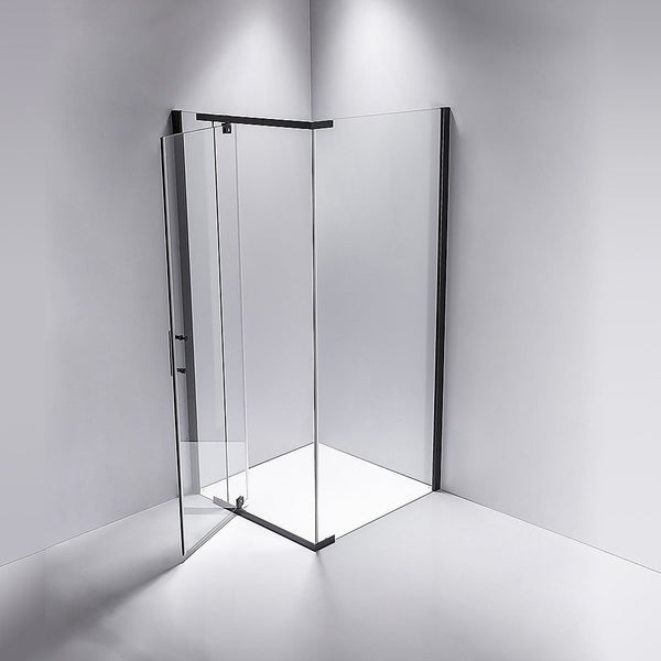 Della Francesca Shower Screen 1000X1000x1900mm Framed Safety Glass Pivot Door By Shower Enclosures