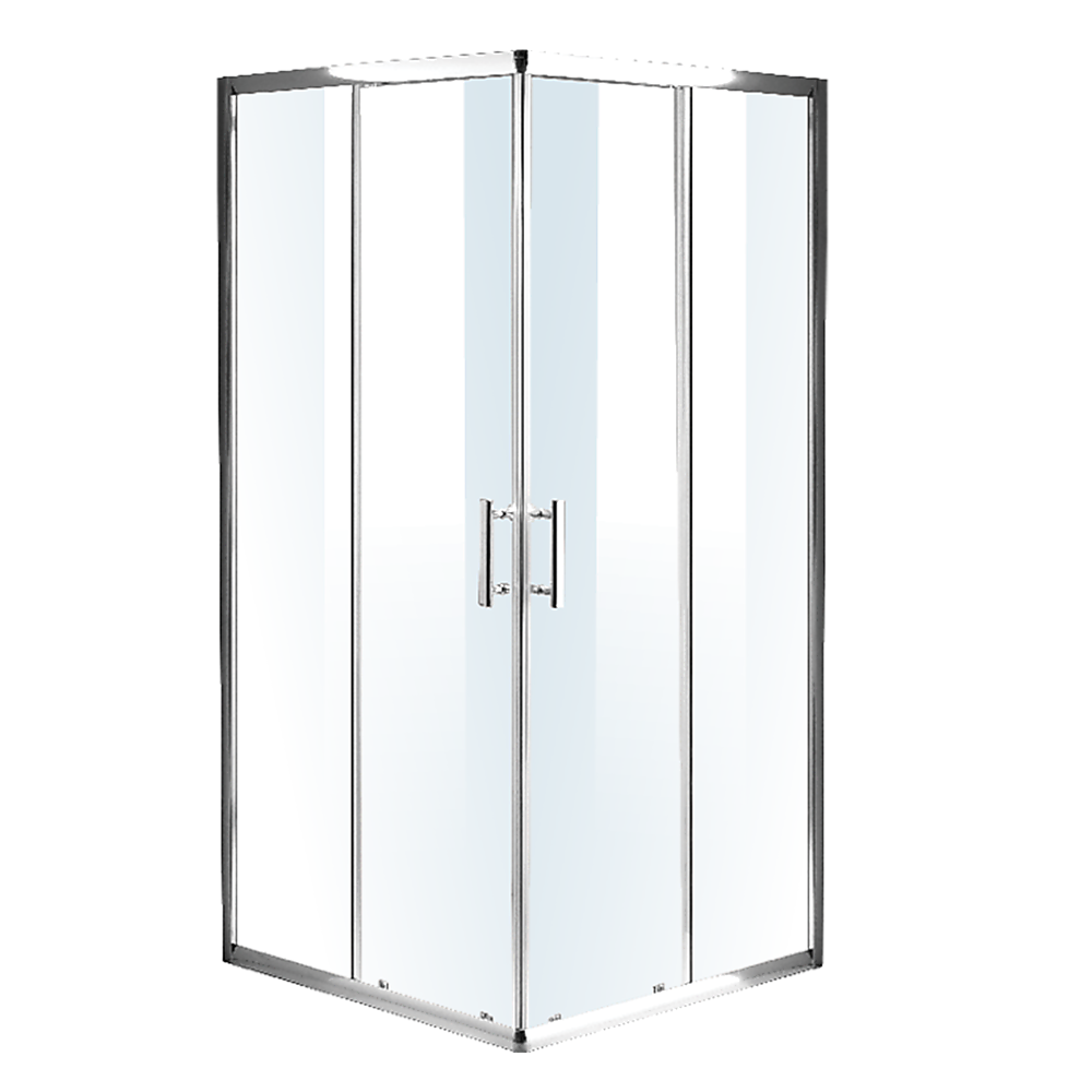 Della Francesca 800 X 800Mm Sliding Door Nano Safety Glass Shower Screen By Shower Doors