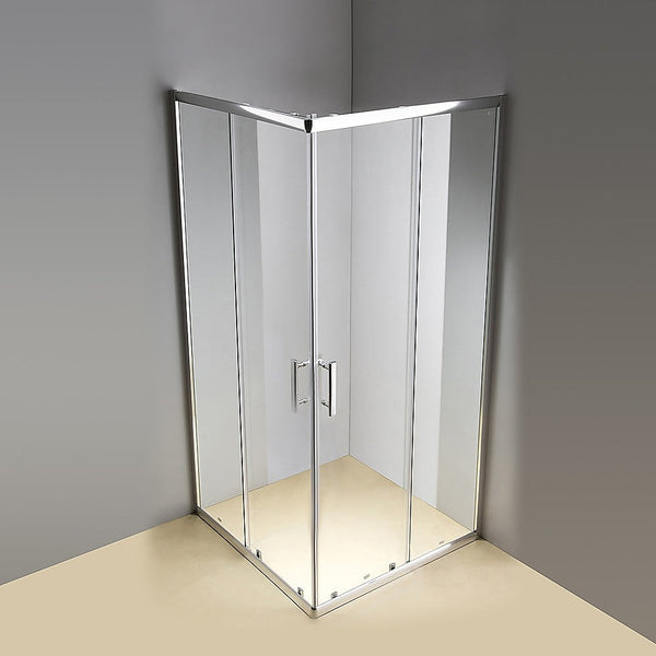 Della Francesca 800 X 1000Mm Sliding Door Nano Safety Glass Shower Screen By Shower Doors