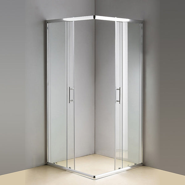 Della Francesca 900 X 1000Mm Sliding Door Nano Safety Glass Shower Screen By Shower Doors