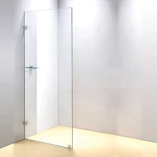 Della Francesca 900 X 2100Mm Frameless 10Mm Safety Glass Shower Screen Shower Doors