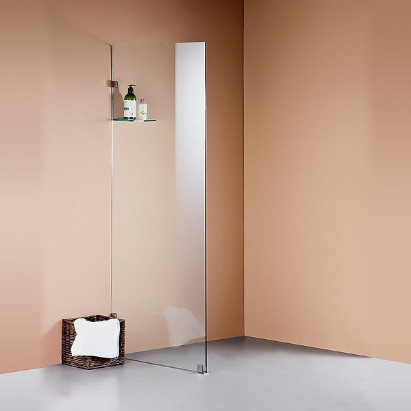 Della Francesca 900 X 2100Mm Frameless 10Mm Safety Glass Shower Screen Shower Doors