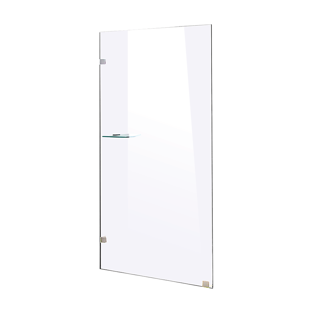 Della Francesca 900 X 2100Mm Frameless 10Mm Safety Glass Shower Screen Shower Doors