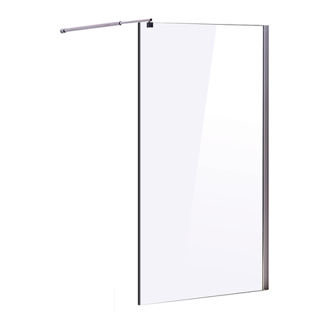 Della Francesca 1100 X 2100Mm Frameless 10Mm Safety Glass Shower Screen Shower Enclosures