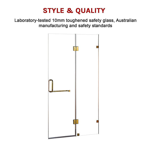 Della Francesca 120 X 200Cm Wall To Frameless Shower Screen 10Mm Glass By Shower Enclosures