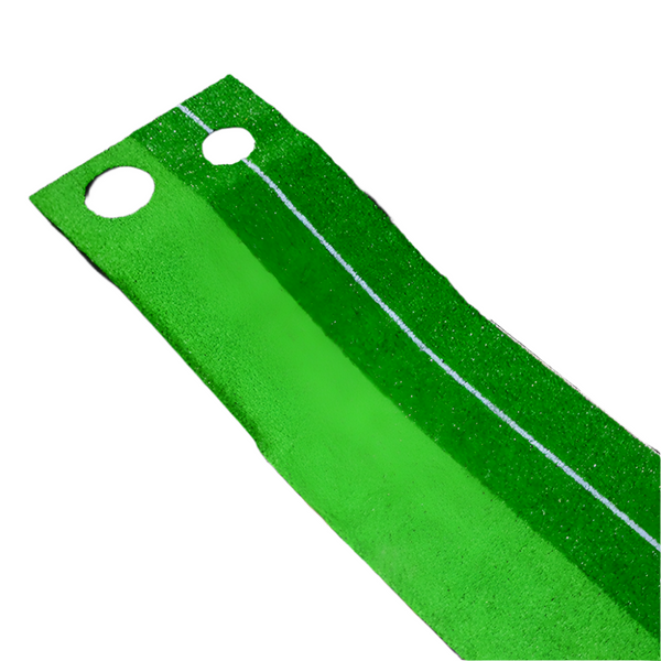 Indoor Practice Putting Green 2.5M Mat Inclined Ball Return Fake Grass Holes Putting Greens & Aids