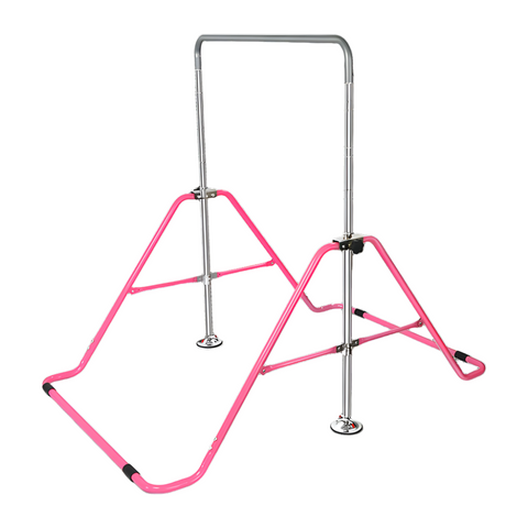 Kids Gymnastics Bars Training Horizontal Monkey Kip Pink Balance Beams