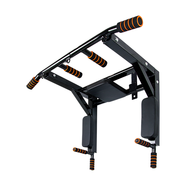 Heavy Duty Wall Mounted Power Station Knee Raise Pull Up Chin Dips Bar Home Gym Attachments