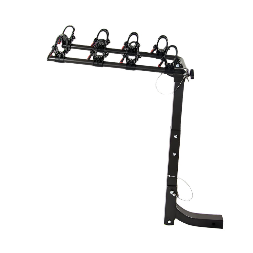 Randy & Travis Machinery Premium 4 Bike Carrier Rack Hitch Mount Swing Down Bicycle W/ 2" Receiver Car Racks